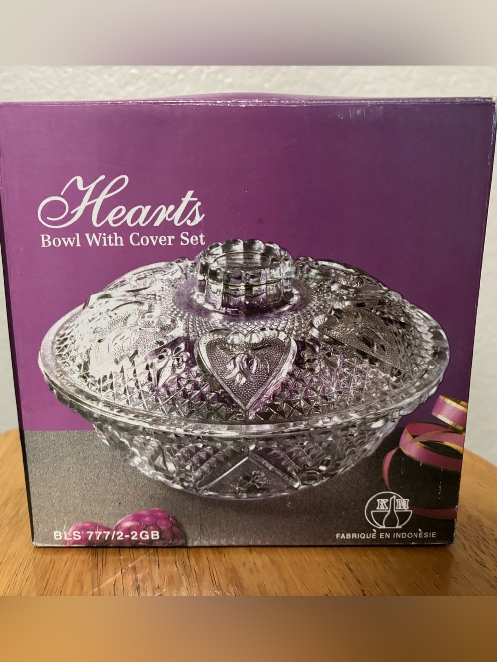 Heart dish with lid